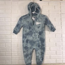 Baby Gap Star Wars Mandalorian 6-12 Mo Tie Dye 'This Is The Way'  Hooded Romper