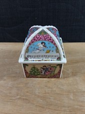 Hutschenreuther Weihnachts Spieldose 2002"Am Weihnachtsbaum die Lichter...
