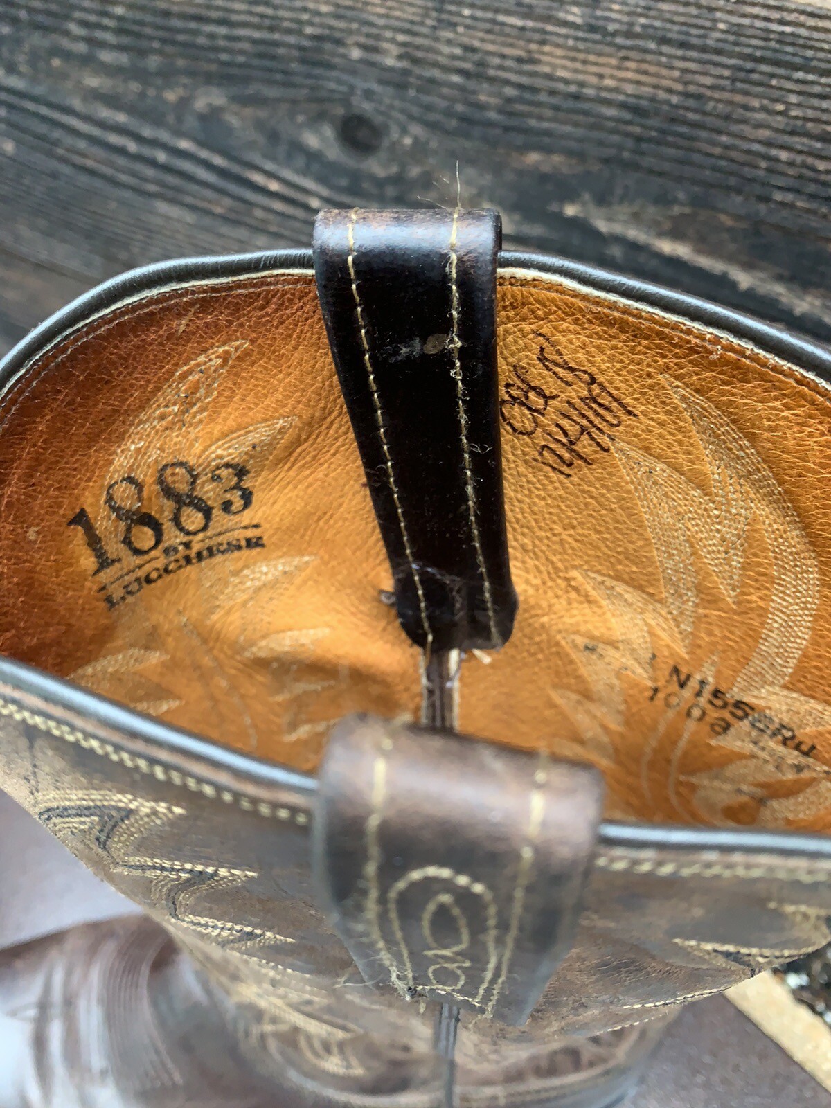 Lucchese 1883 N1556 R4 Corbin Mad Dog Cowboy Boots Mens 10D eBay