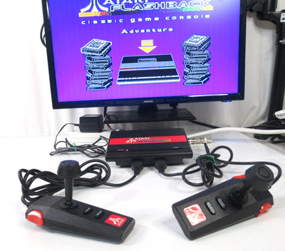 2004 Atari 7800 Flashback Classic Plug N Play 20 Games Two Controllers No RCA Cb