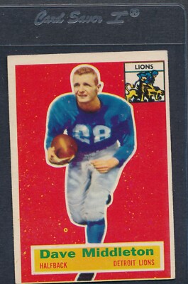 1956 Topps #068 Dave Midleton Lions EX *955