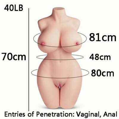 40lb Half Sex TPE doll Realistic Full Body Large Size Love Toy Huge Doll  for Men | eBay