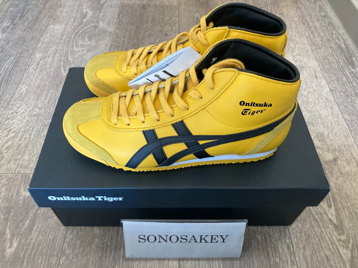 Onitsuka Tiger MEXICO Mid Runner 1183B577 751 YELLOW/BLACK New in