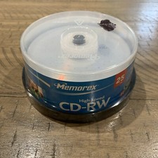 Memorex CD-RW 25-pack SEALED 12X 700mb 80 min. Blanks Spindle High Speed