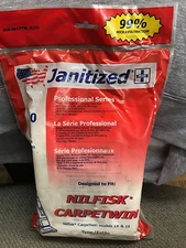 (Pack of 10) Janitized JAN-NFCPTW-2 Nilfisk Carpetwin Filter Bags Brand New