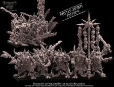 Daemons of Wrath - Avatars of War Daemon Bloodletter Proxy Chaos Darkness