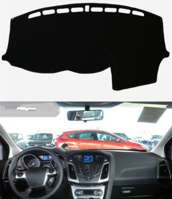 For Ford Focus With Sound Black Dashmat Dashboard Mat Dash Cover Sun Visor Pad