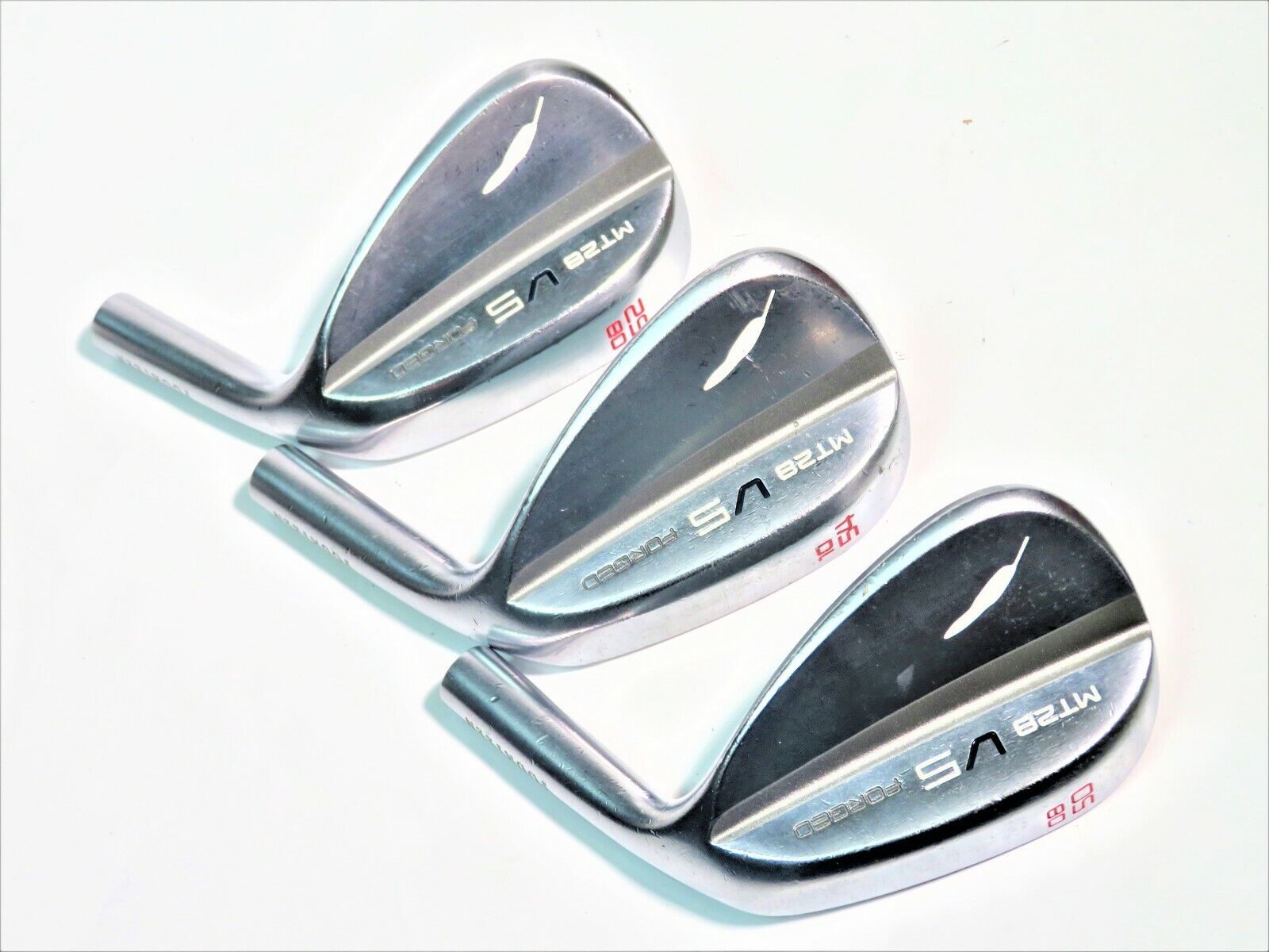 Fourteen MT28 V5 Forged Japan Model 3PC Wedge Set Heads Only Golf Parts nwo