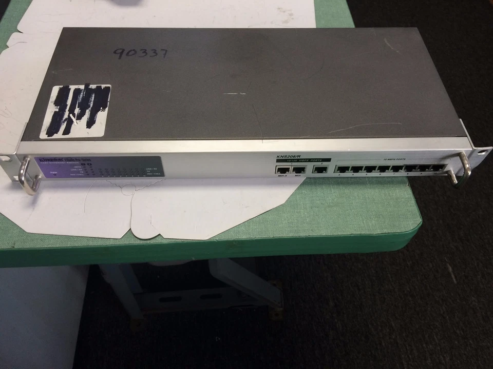 KINGSTON KNS208/R ETHERX SWITCH 10 PORT PRO-SERIES 19 RACK MOUNTABLE,EJ - Image 3 of 4