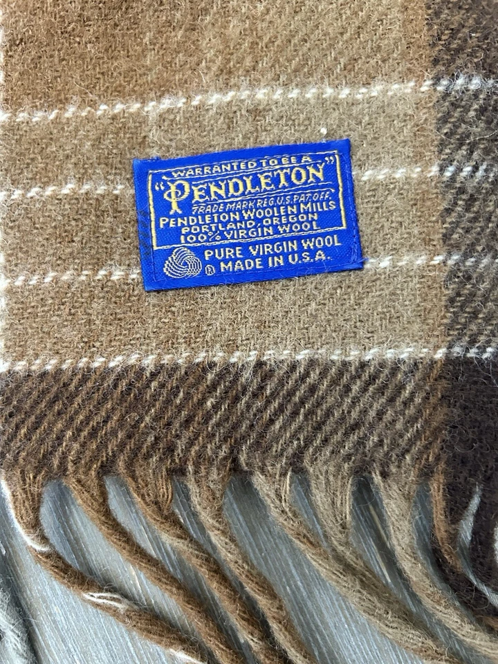 Pendleton Vintage Wool Plaid Blanket - Image 3 of 4