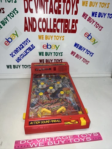 Street Fighter Electronic Table Top Pinball Machine Vintage 1993 KID Dimension
