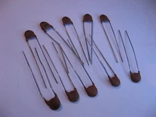 Capacitor Ceramic Disc 47pF 400V 5% Mial N750 - NOS Qty 10