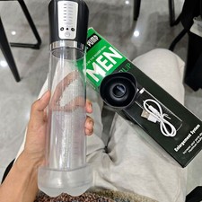 Vacuum Electric Penis Pump Digital Rechargeable Male Men Penis Enlarger Growth