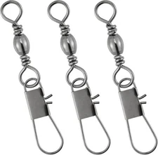 Dr.Fish 50 Pack Snap Swivels, Stainless Fishing Tackle 26-132Lb