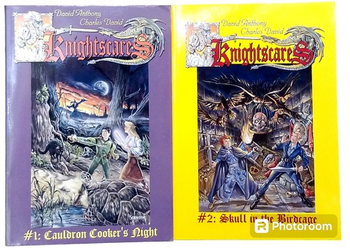 Knightscares Book 1,2 Cauldron Cookers Night Skull In The Birdcage David Anthony - Bild 1 von 6