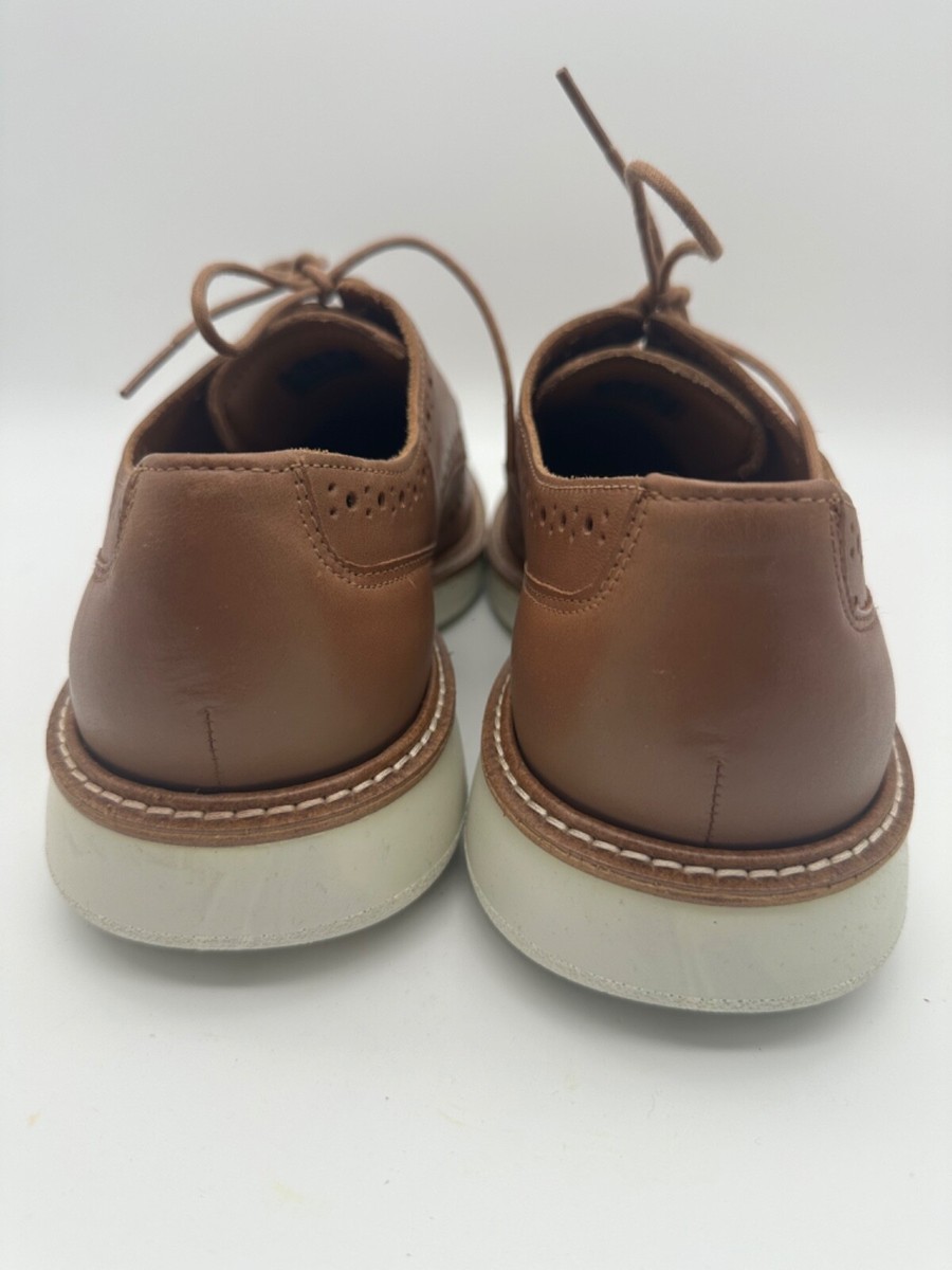 BRAND NEW ECCO Men\'s Lhasa Brown Brogue Wing Tip EU Size 43 and 41 MSRP $200 BRAND NEW ECCO Men main image 4