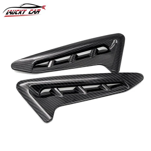 2Pcs Carbon Fiber Look Side Fender Air Outlet Vent Trim For BMW X3 G01 2018-2021 - Zdjęcie 2 z 13