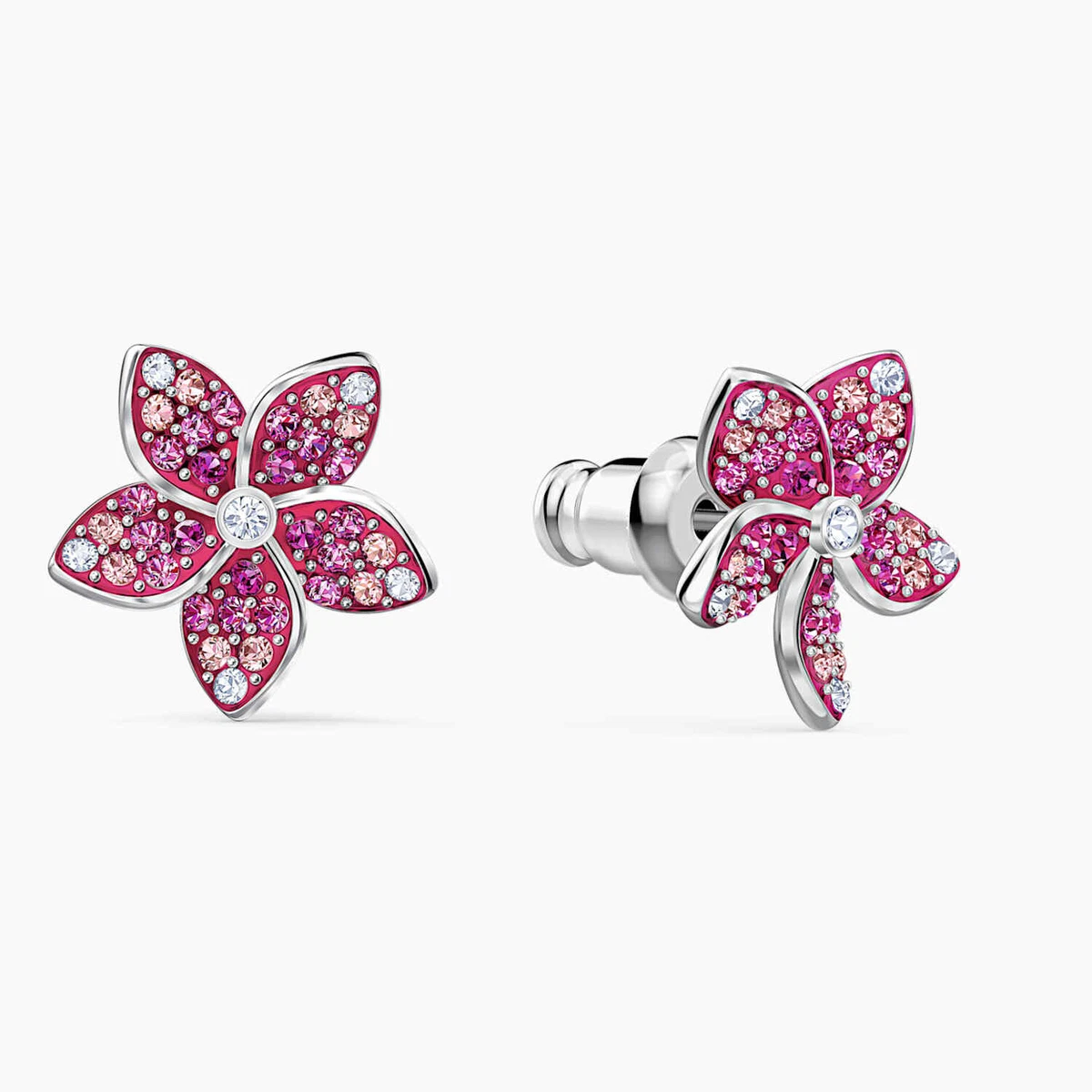 Swarovski flower earrings deals