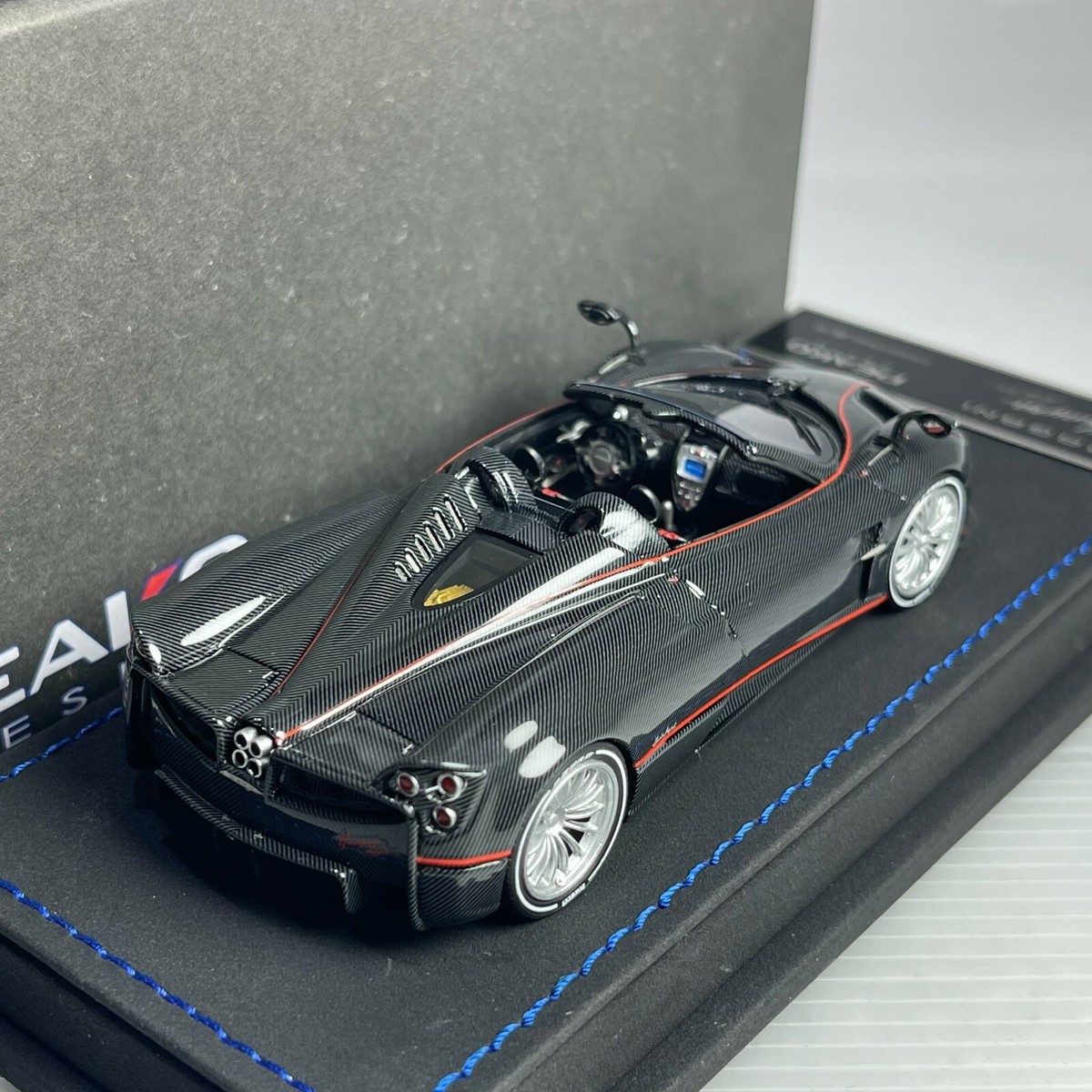 1/43 Peako Model Pagani Huayra Roadster Black Carbon #31117 | eBay
