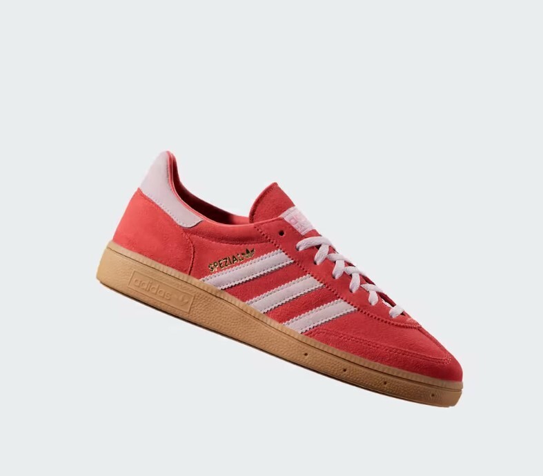 Adidas originals Women's HANDBALL SPEZIAL Bright Red / Clear Pink