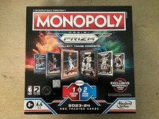 2023-24 Panini Prizm Monopoly NBA 2nd Edition Board Game w/Box 0 Cards