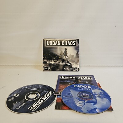 Urban Chaos Original Eidos PC Big Box Game 3DFX Trapezoid Tomb Raider RARE Incom