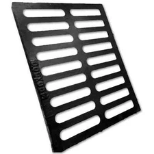 Cast Iron Drain Grate, 20x16 Outdoor Drain Cover, C250 Class Sewer Grate, Dur...