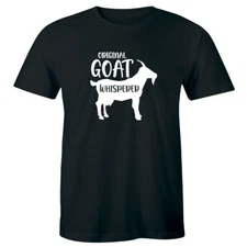 Original Goat Whisperer Men's T-Shirt Funny Cute Farm Animal Gift Idea
