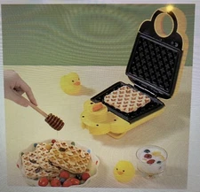 Supor Waffle Maker w/ Timer Multifunctional Food Press, Compact, Removable Plate