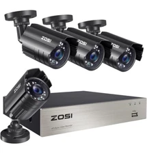 ZOSI CCTV 8CH DVR Home Security Camera System 1080p Outdoor Night Vision