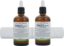 2X DMSO 99.9% Pharma Grade Ingredients | Low Odor - Dimethyl Sulfoxide Liquid |