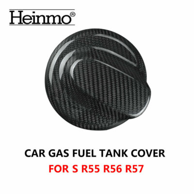 Carbon Fiber Gas Fuel Cap Cover Hat For Mini Cooper S JCW
