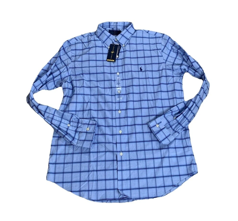 Lauren Ralph Lauren Polyester Classic Fit Casual Button-Down Shirts for Men