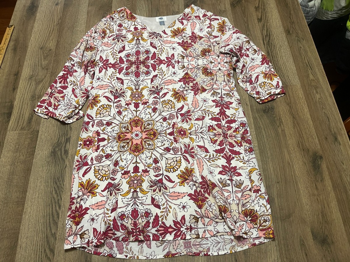 open lace back dress Dress Casual Short By Old Navy In Pink, Size: L  Clothes Mentor Fort Worth  Alliance TX #186