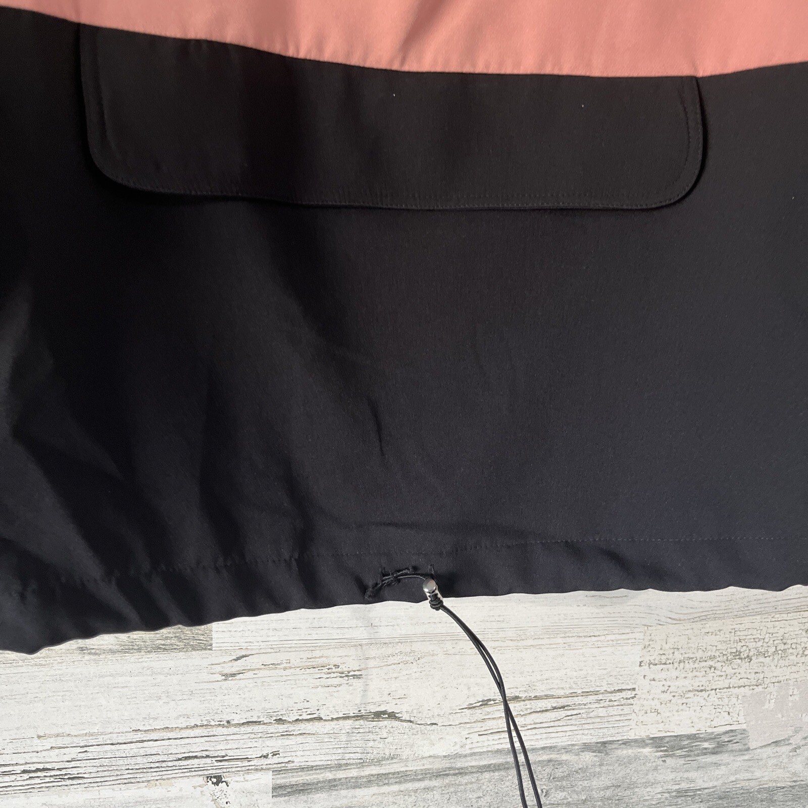 ZARA BASIC Womens Pullover Jacket Pink Colourbloc… - image 3