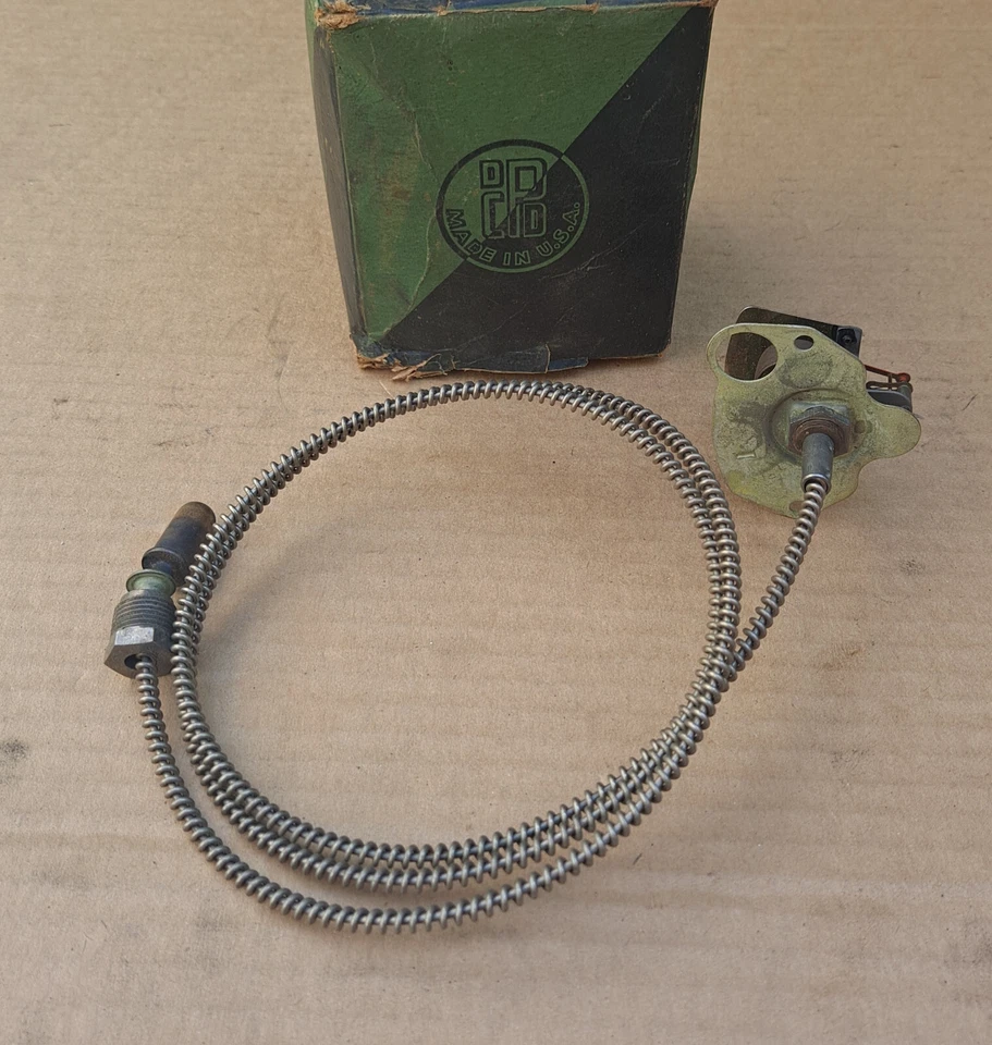 1938 Plymouth P5 Roadking P6 Deluxe TEMPERATURE GAUGE Radimeter NOS MoPar - Image 3 of 3