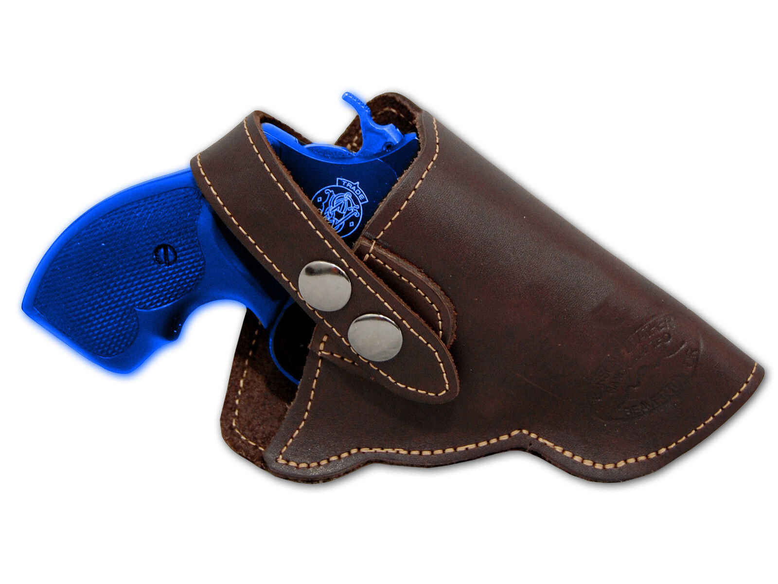 Кобура для охотничьего пистолета NEW Barsony Brown Leather OWB Gun Holster ...