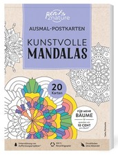 Ausmal-Postkarten Kunstvolle Mandalas | 20 Karten Pen2nature