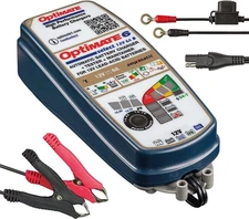 TECMATE / OPTIMATE OPTIMATE 6 SELECT (V2) GOLD 9 STEP BATTERY SAVING TEST & MAIN