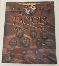 AD & D PLANESCAPE THE FACTOLS MANIFESTO 2611 ...