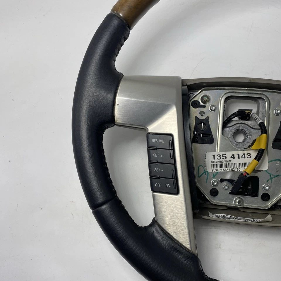 Volante Ford F150 09-14 cuero negro platino OEM Foto 3 de 4