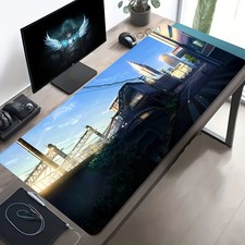 1pc Large-sized Esports Gaming Mouse Pad with a Modern Urban Landscape Design F