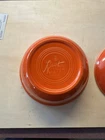 Vintage Fiestaware Kitchen Kraft - Covered casserole with lid - red (1937-1944)