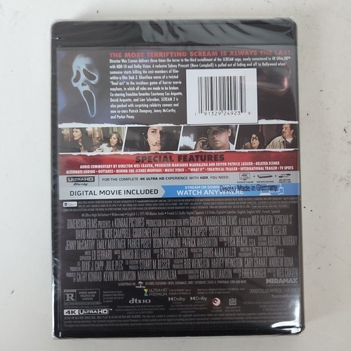 Scream 3 (4K UHD, Digital Code, 2000) *NEW & SEALED* *ON SALE* - Bild 6 von 7