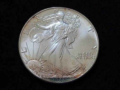 1986 $1 American Silver Eagle 1oz Fine Silver Coin NICE!