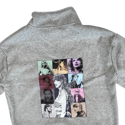 Taylor Swift The Eras Tour Official Merch Quarter Zip Sweatshirt 