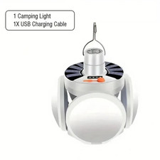 High Power Solar LED Camping Lantern Rechargeable 4500Mah 1000LM Emergency Power