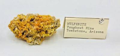 WULFENITE Crystal Cluster Mineral Specimen Natural Toughnut Mine Tombstone AZ