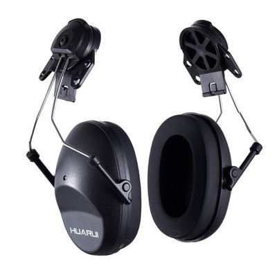 Noise Cancelling Helmet Attachable Ear Muffs Blocking Sound Reduction Ear Pro...