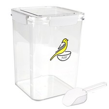 Bird Seed Storage Container-Airtight Bird Food Container-8.4lb/5 l Pet Food S...